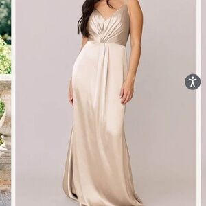 Gold Champagne Revelry Bridesmaid Dress